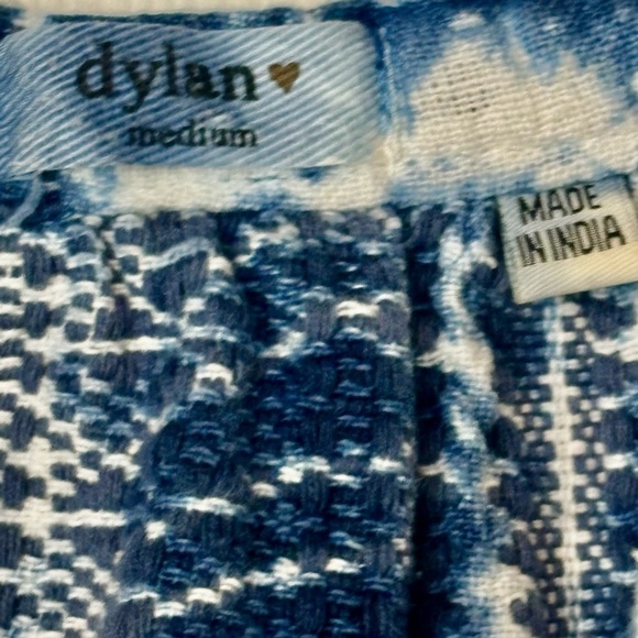 Dylan Embroidery & Tie Dye Indigo Tunic sz m - Picture 2 of 8